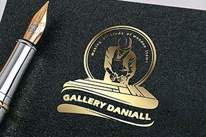 طراحی لوگو گالری دانیال 