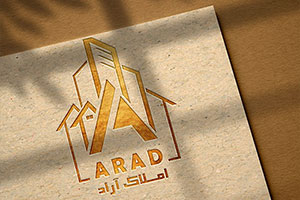 طراحی لوگو املاک آراد 